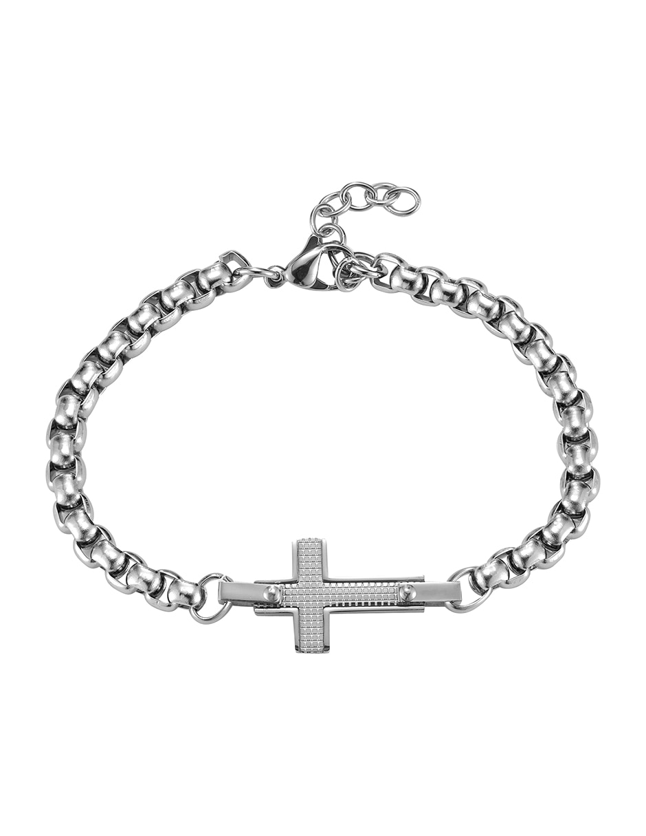 de Acero inoxidable con No aplica Sin kilataje Chain Cross acabado de Acero inoxidable con No aplica Sin kilataje Chain Cross acabado