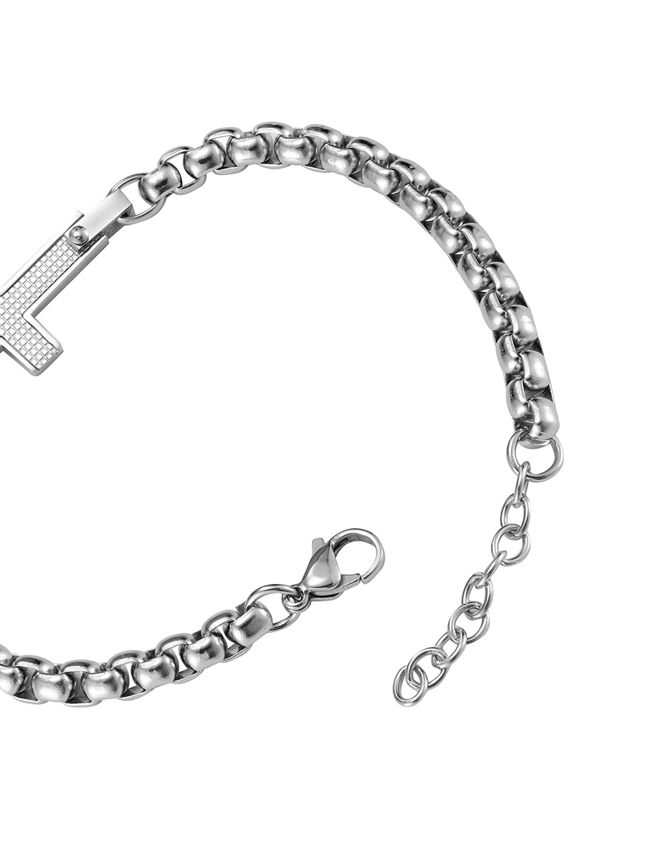 ENSO de Acero inoxidable con No aplica Sin kilataje Chain Cross acabado 2