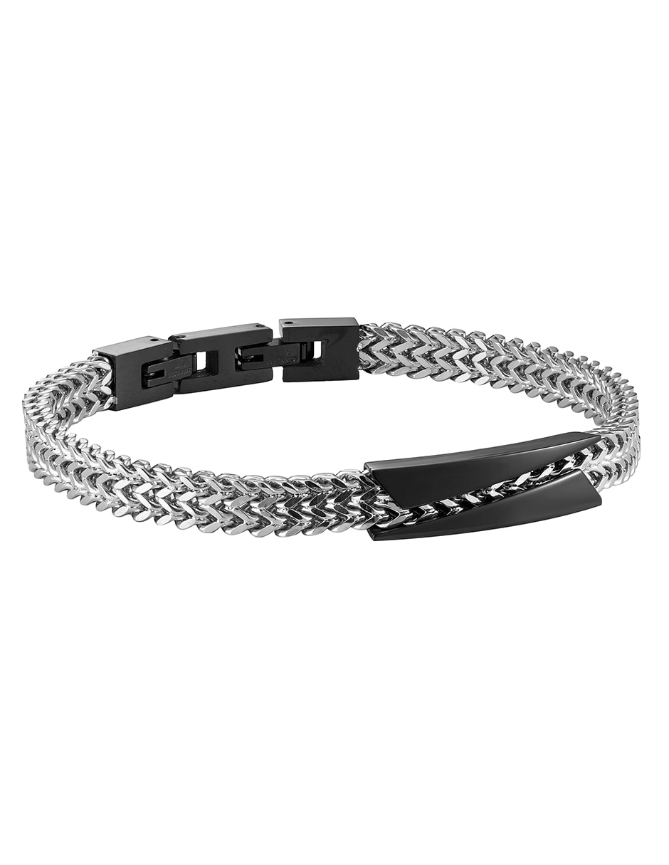 ENSO de Acero inoxidable con No aplica Sin kilataje Mesh Wrap acabado 2