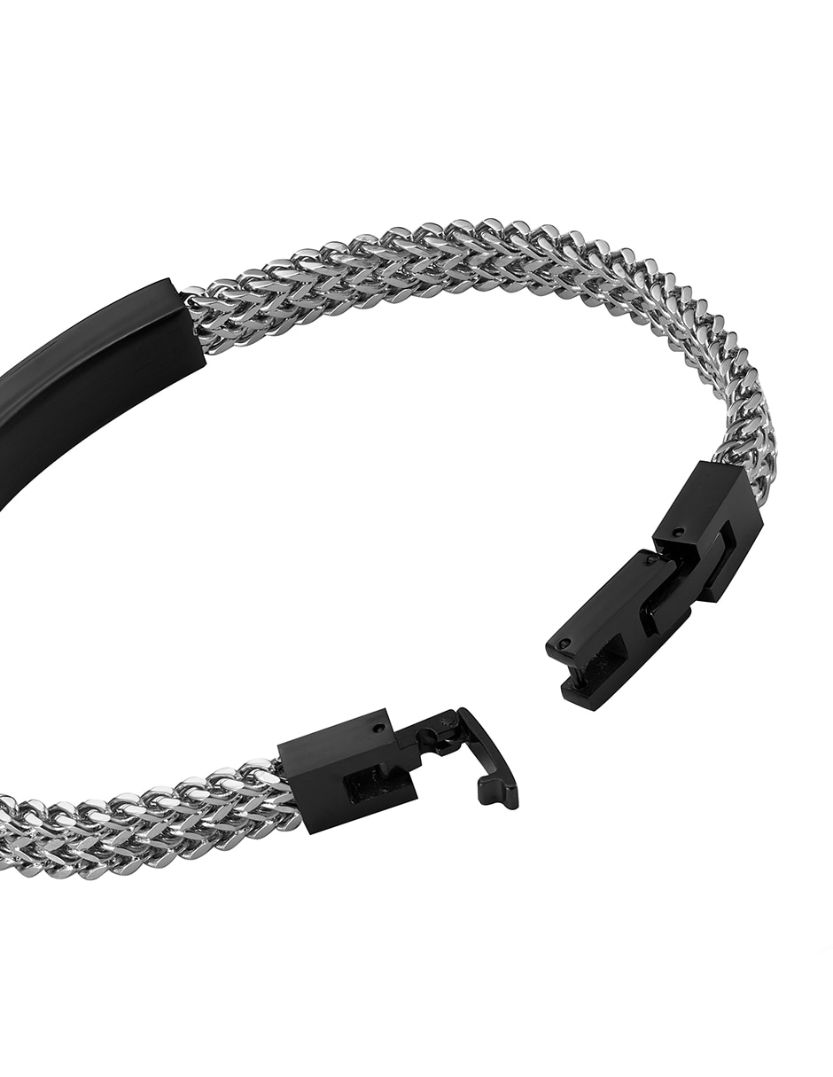 ENSO de Acero inoxidable con No aplica Sin kilataje Mesh Wrap acabado 3