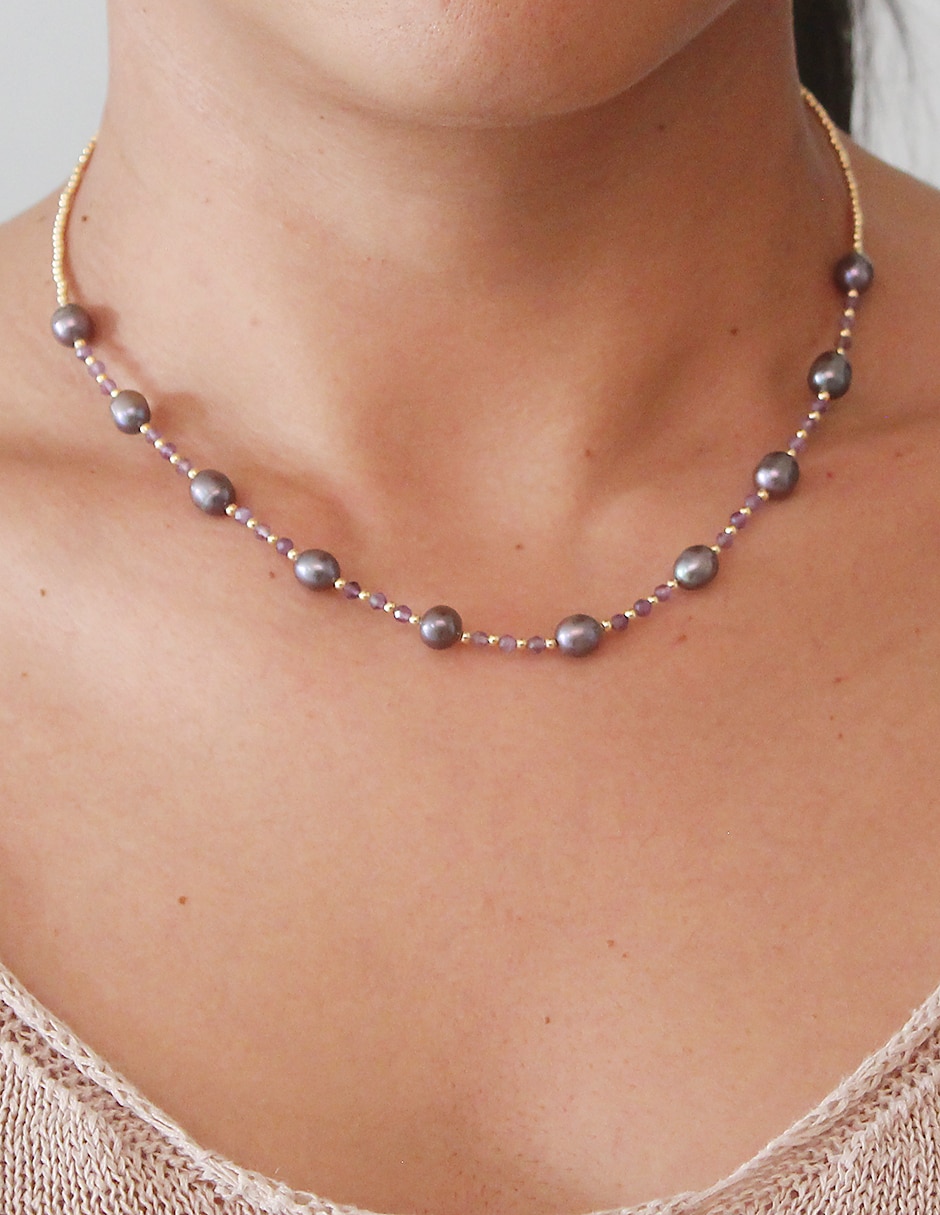 Collar No aplica de (si aplica) SOFIA BLUM Sin familia de Mezcla de materiales 14 K 3