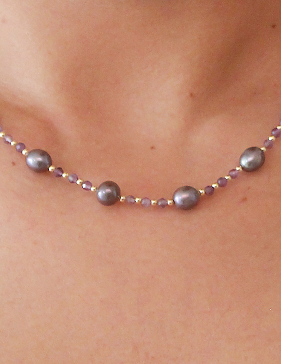 Collar No aplica de (si aplica) SOFIA BLUM Sin familia de Mezcla de materiales 14 K 2