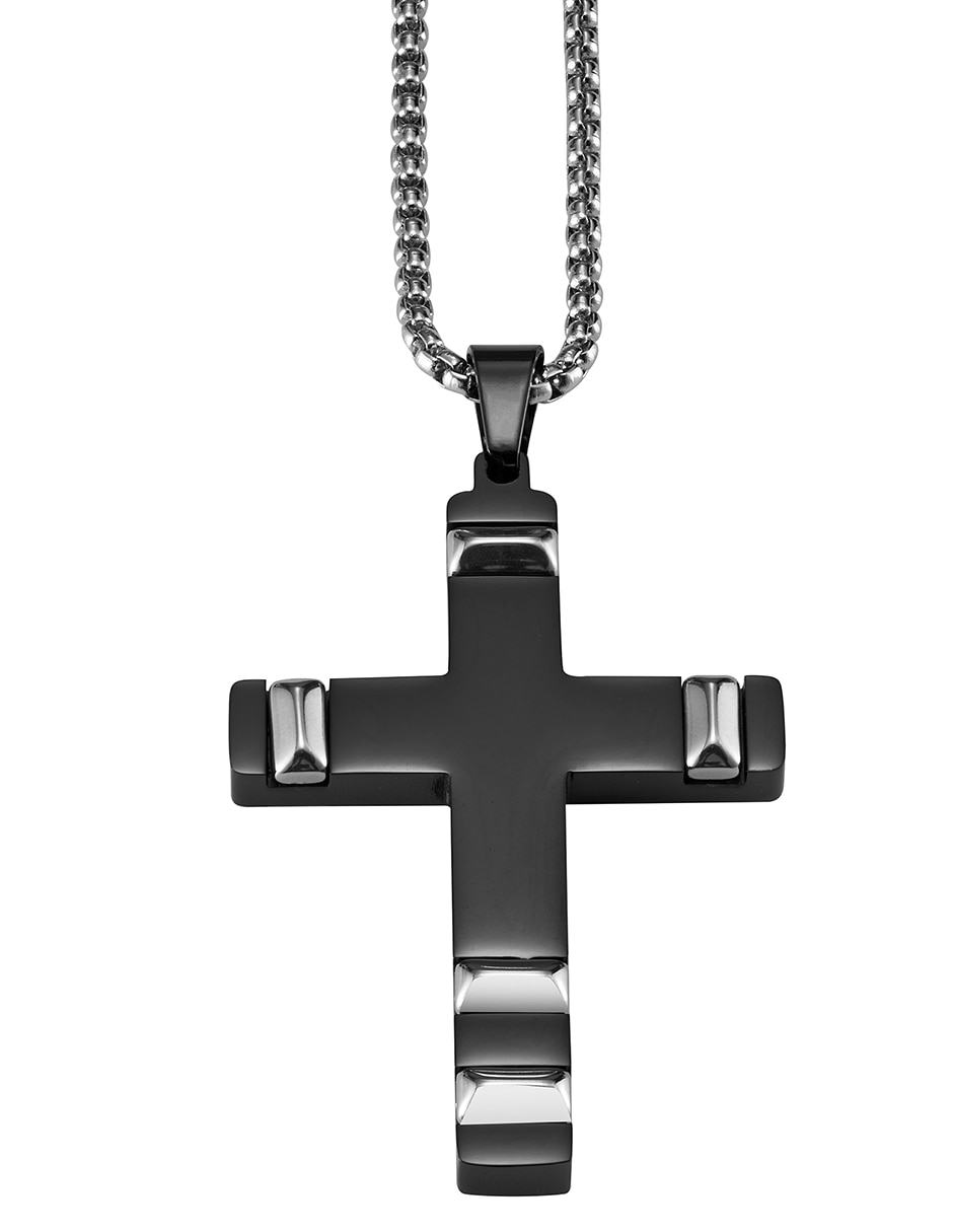 No aplica de (si aplica) Geometric Cross de Acero inoxidable Sin kilataje