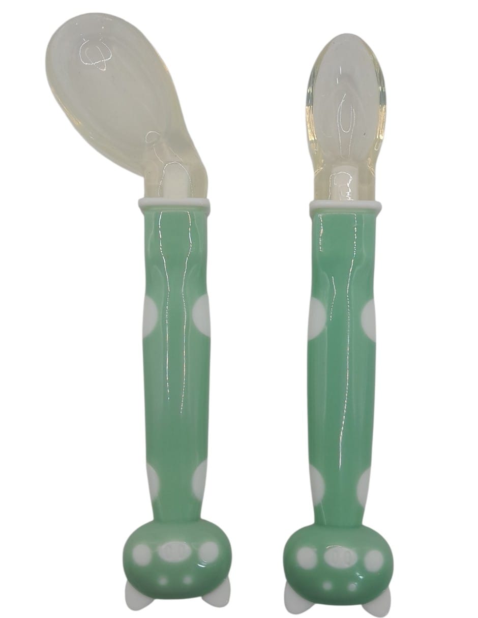 Set cubiertos infantil de Silicón 2 piezas piezas