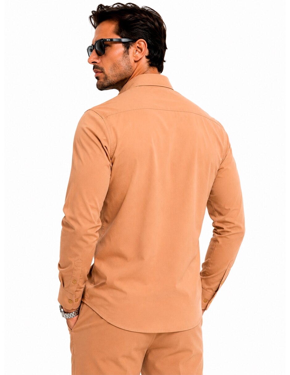 Camisa Business casual MEDIZIN UNIFORMES de (si aplica) Poliéster y viscosa manga Larga para hombre