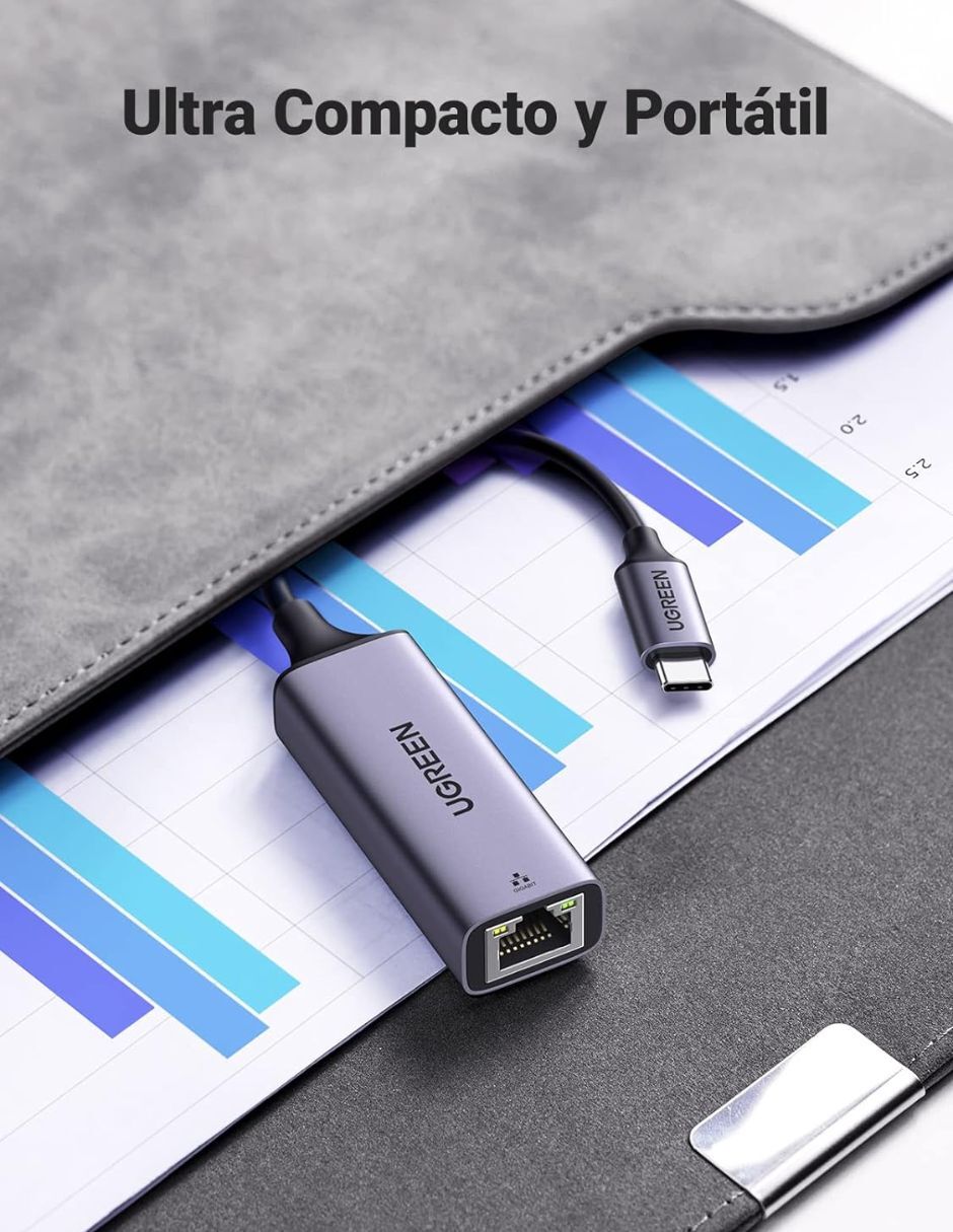 Cable C USB C a tipo Ethernet de 90 cm 6