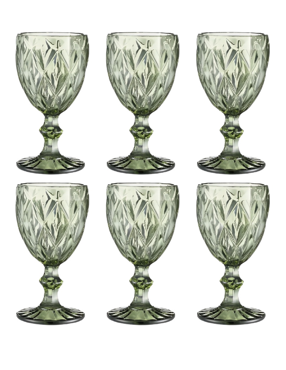 Copa/Set de copas para Vino de Cristal 6 piezas piezas