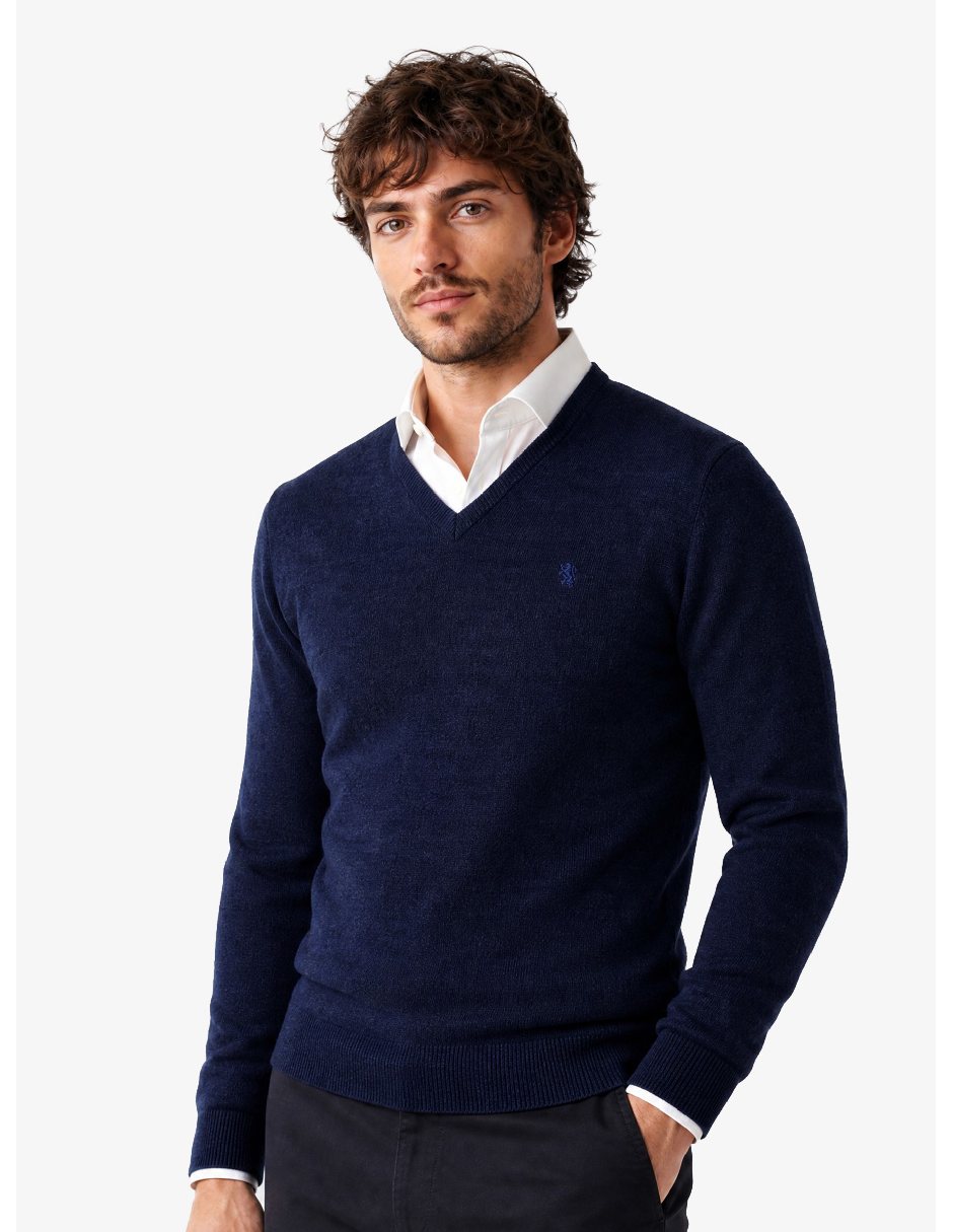 Suéter cuello V para hombre Suéter cuello V para hombre