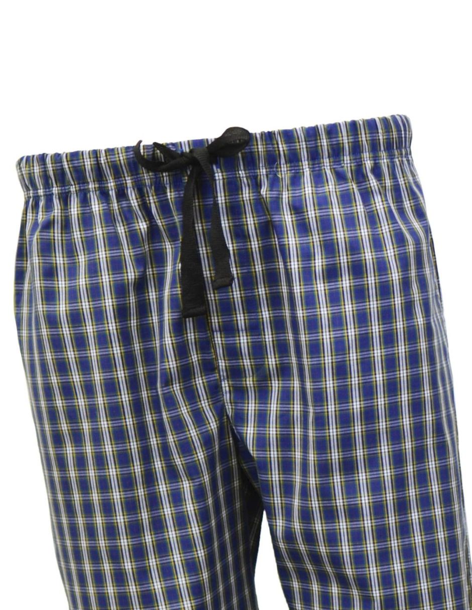 Pantalón pijama MANCHESTER estampado A cuadros de Algodón para hombre 2