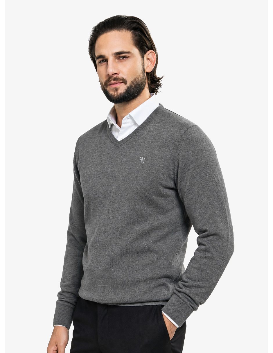 Suéter cuello V para hombre Suéter cuello V para hombre