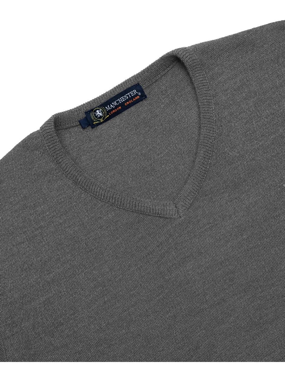 Suéter MANCHESTER cuello V para hombre 2