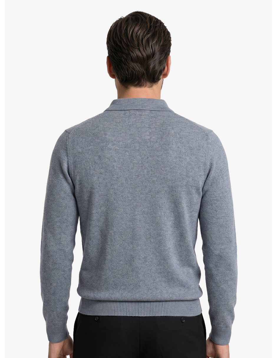 Suéter cuello Polo para hombre 6