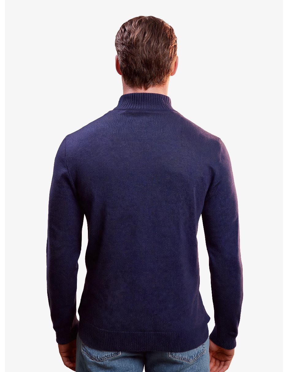 Suéter cuello Con cierre para hombre 7