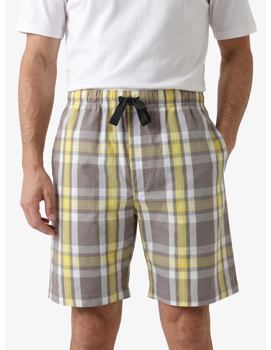 estampado A cuadros de Algodón para hombre