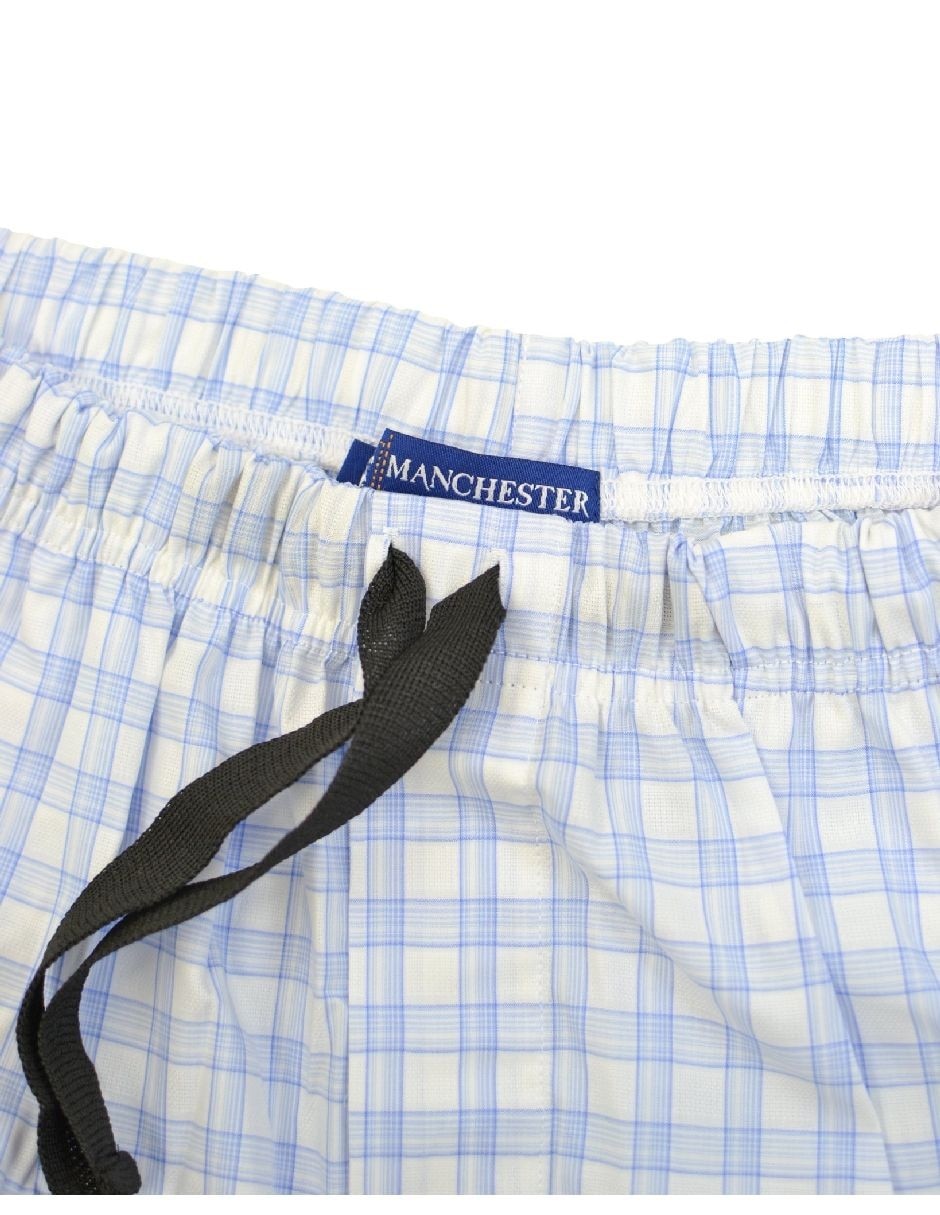 MANCHESTER estampado A cuadros de Algodón para hombre 2