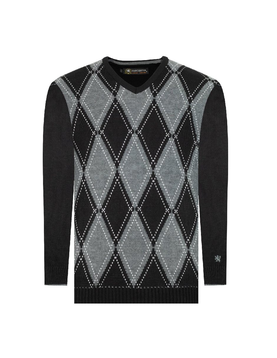Suéter MANCHESTER cuello V para hombre 5