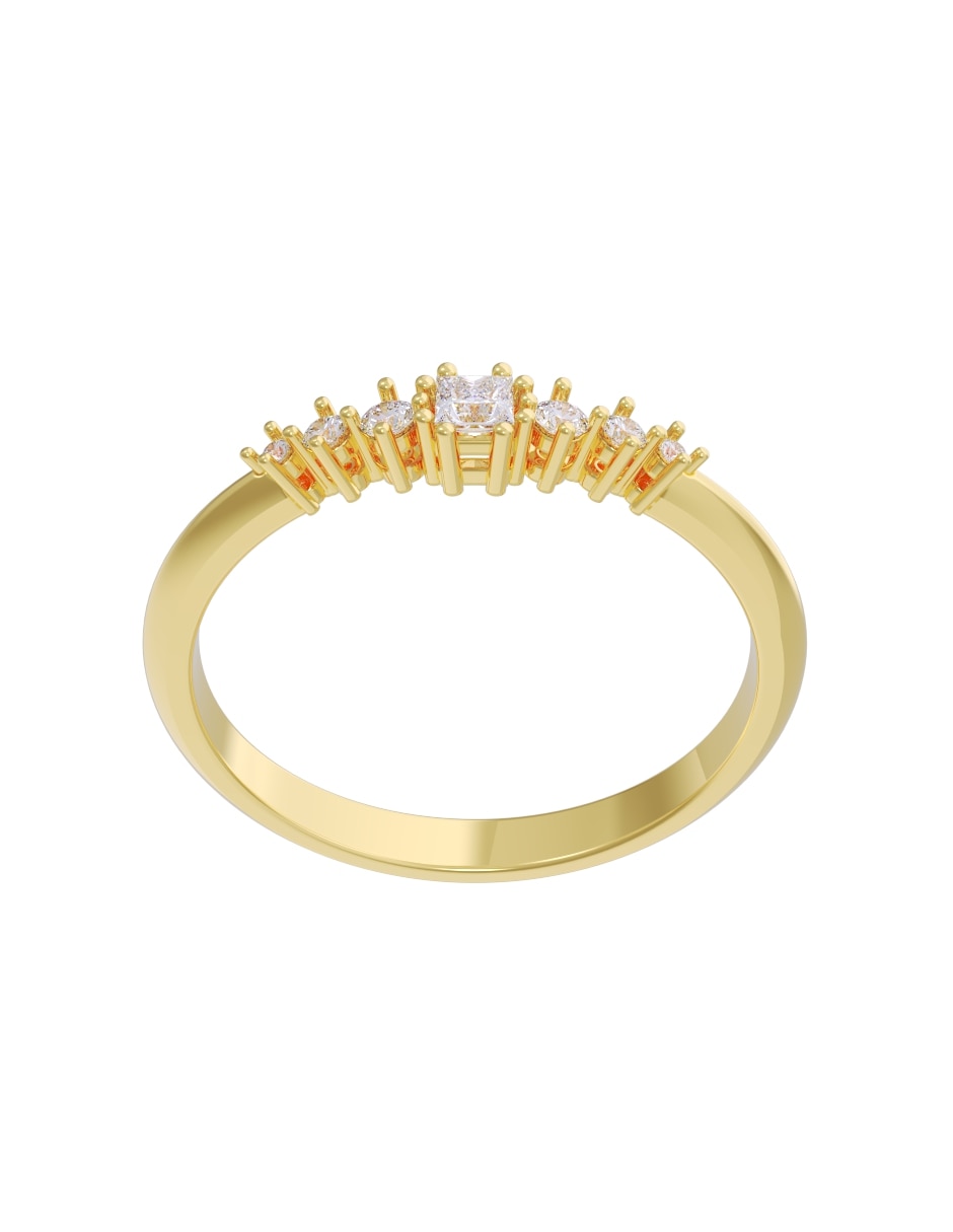 Churumbela de 14 k Diamantes Fonelli Diamante 4