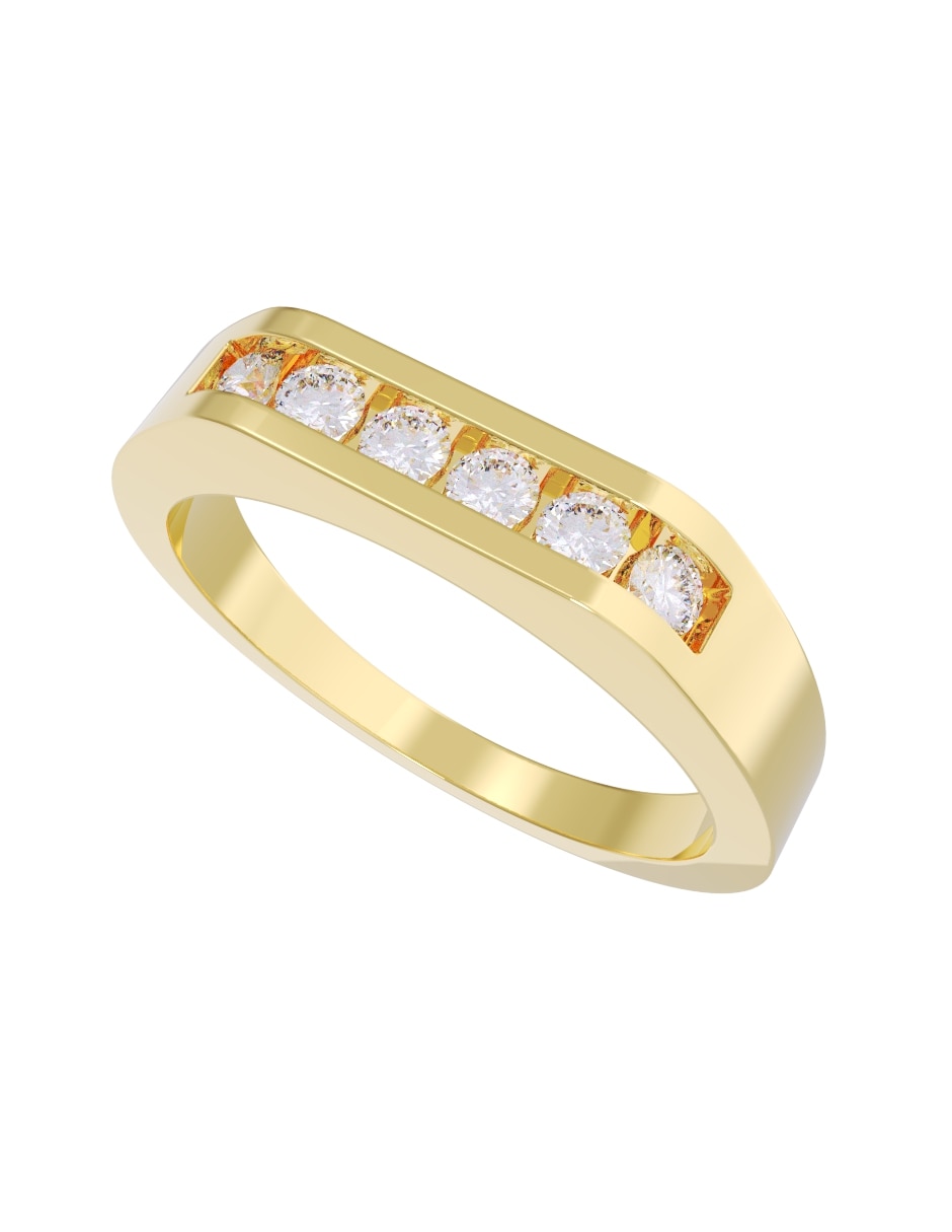 Churumbela de 14 k Diamantes Fonelli Diamante 2