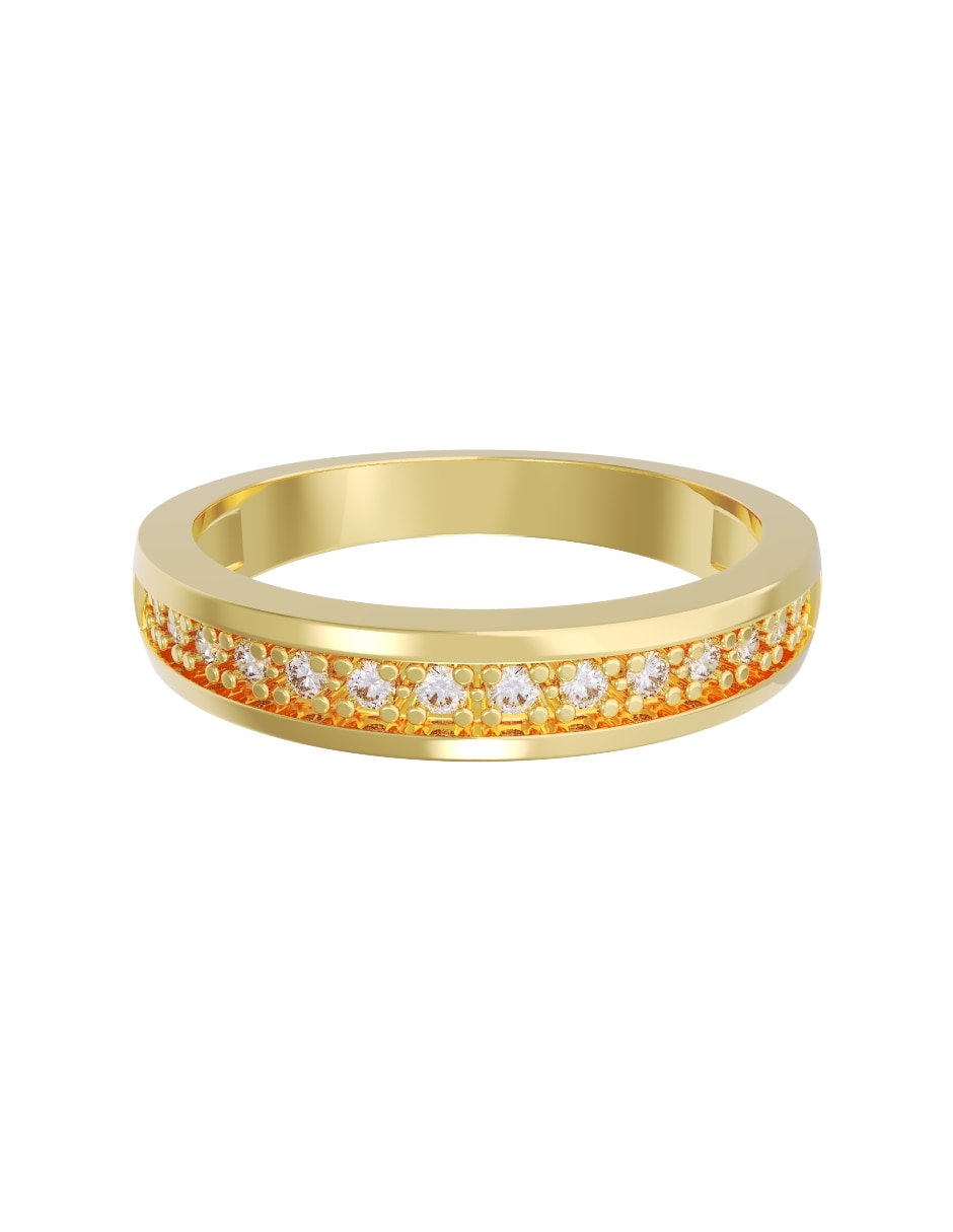 Churumbela de 10 k Diamantes Fonelli Diamante