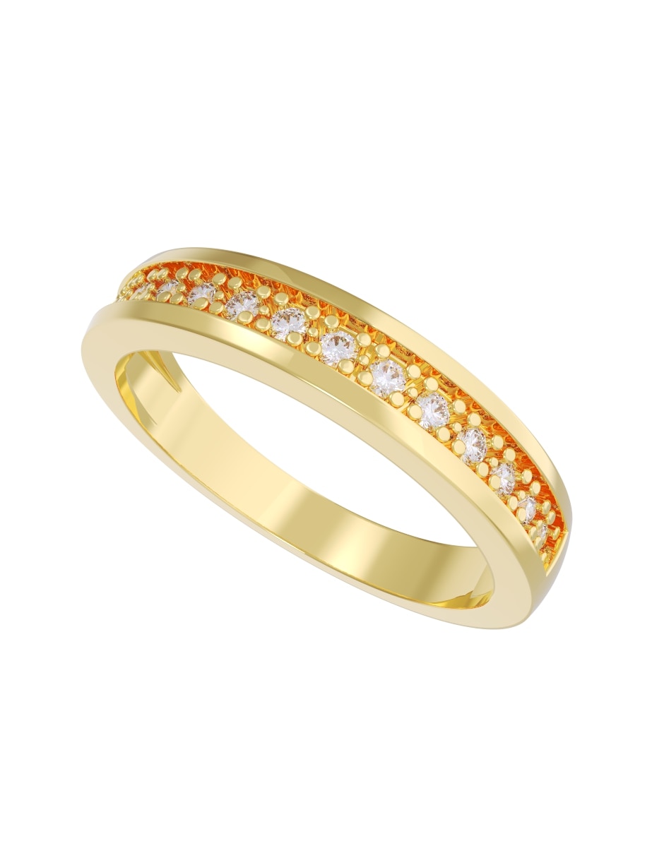 Churumbela de 10 k Diamantes Fonelli Diamante 2