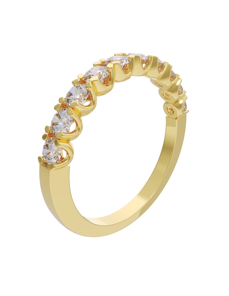 Churumbela de 14 k Diamantes Fonelli Diamante 3
