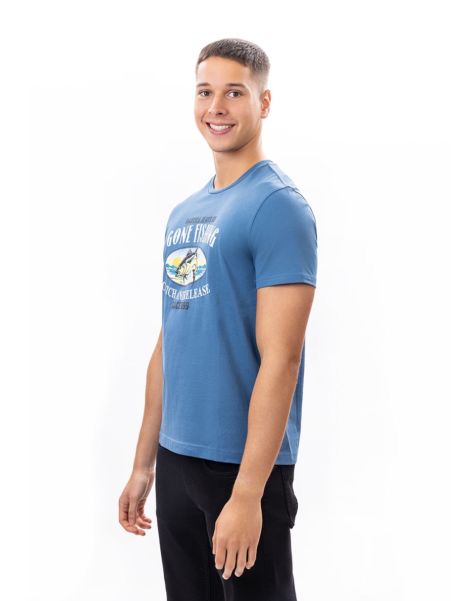 Playera cuello redondo para hombre 3