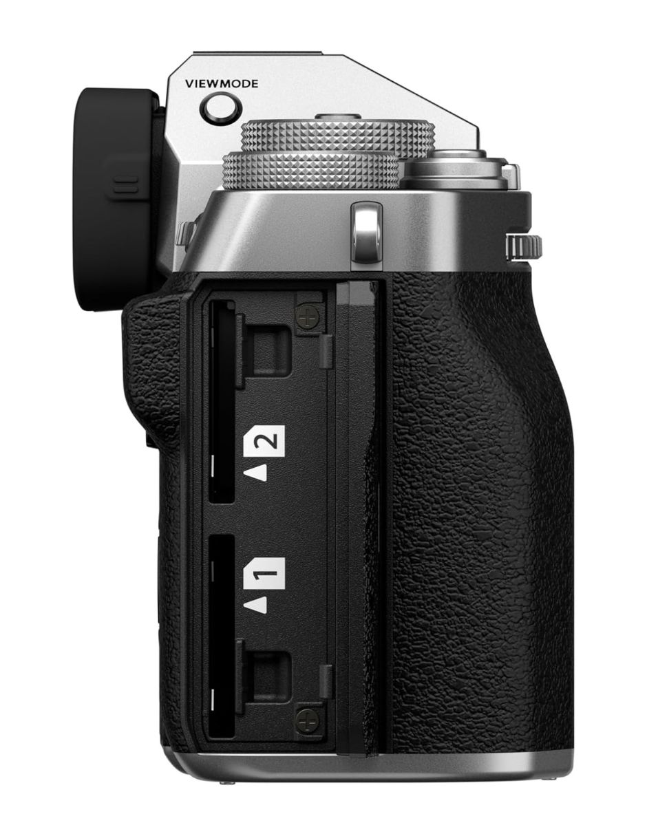 Cuerpo cam sin espejo fujifilm x-t5 con lente x-mount 5