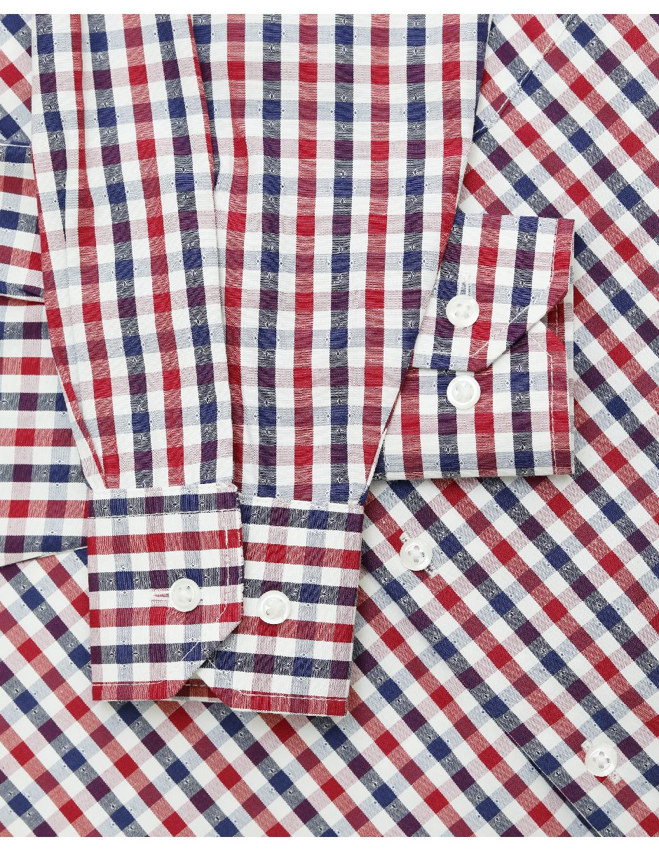 Camisa casual de algodón manga larga para niño 6