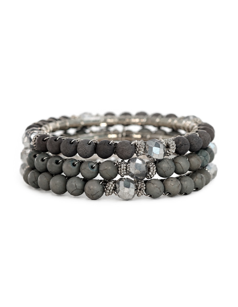 Brazalete de cerámica con cerámica boho chic