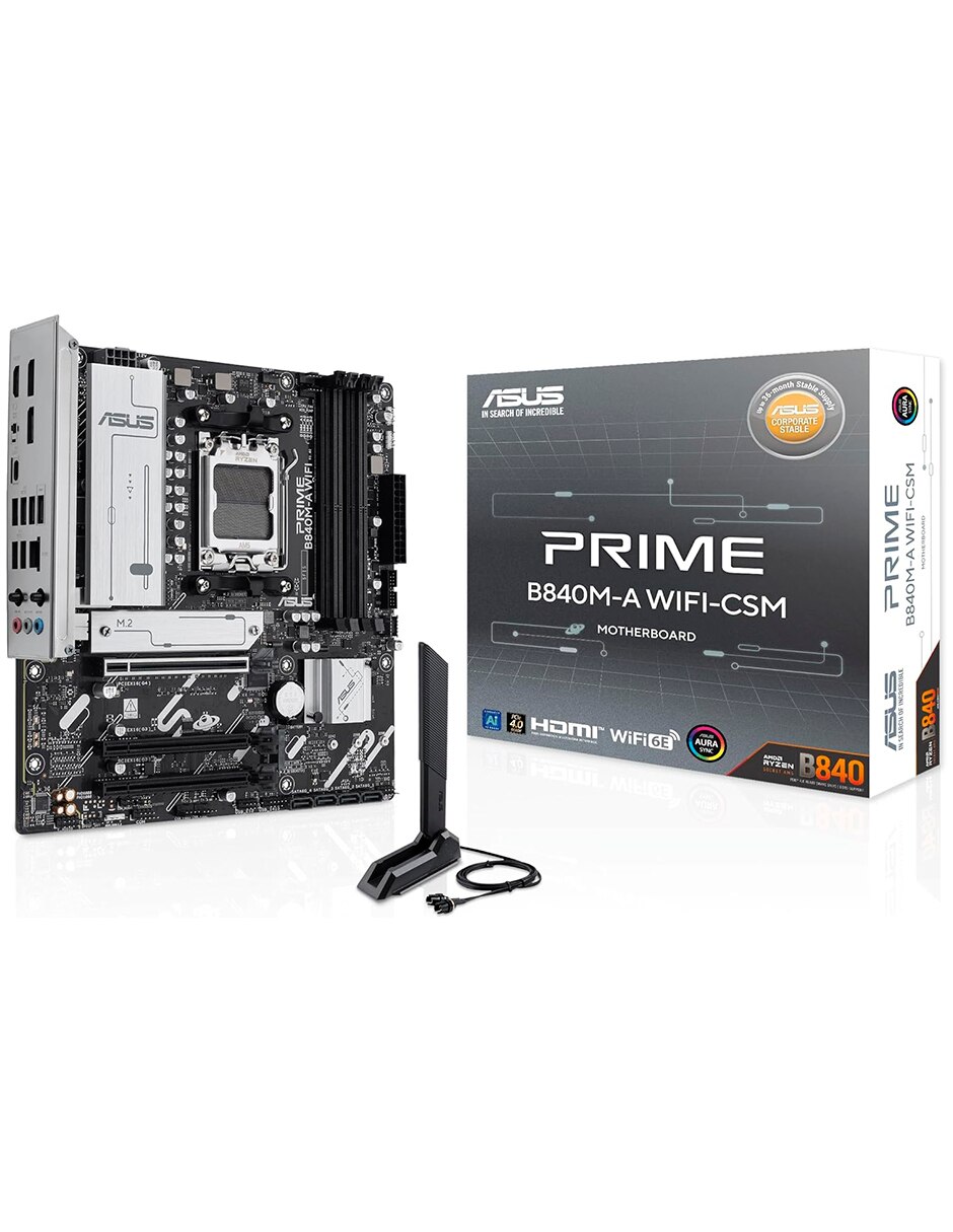 Tarjeta madre PRIME B840M-A WIFI-CSM 6