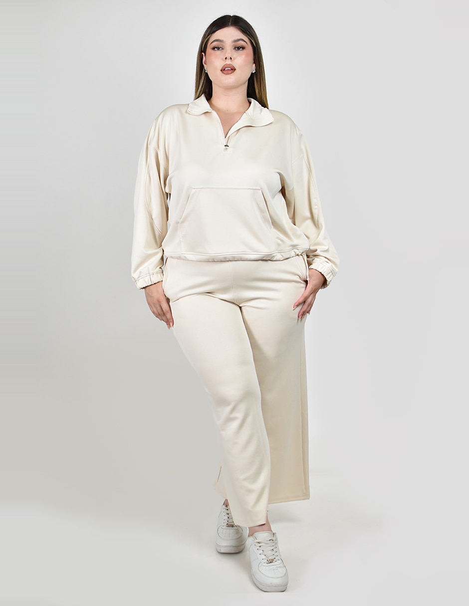 Conjunto deportivo regular con elástico para mujer 6