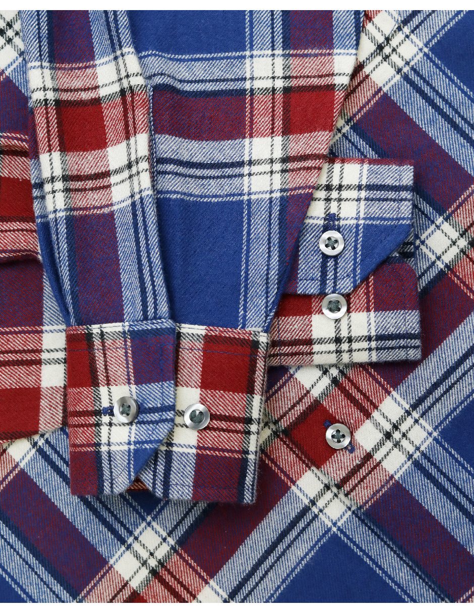 Camisa casual de algodón manga larga para niño 3