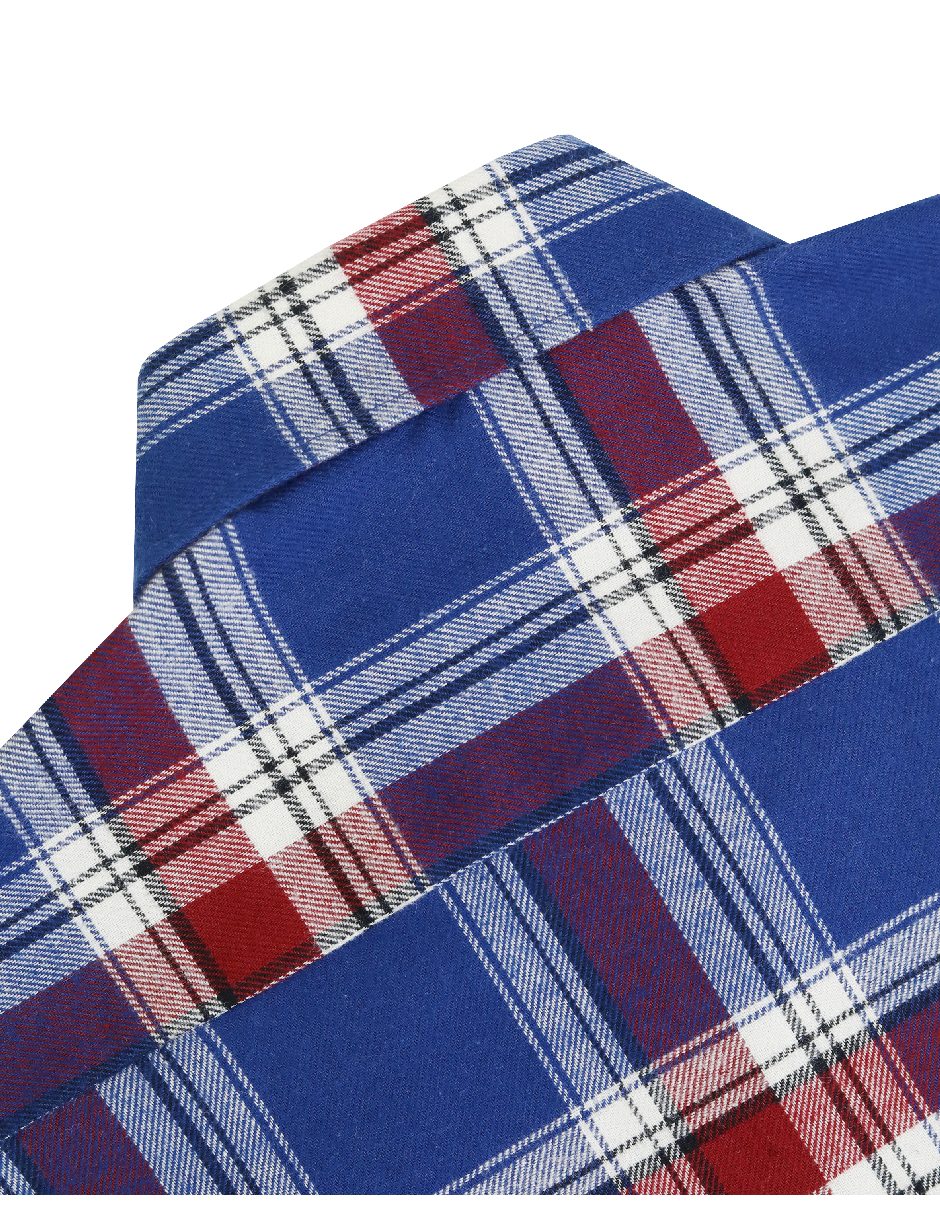 Camisa casual de algodón manga larga para niño 6