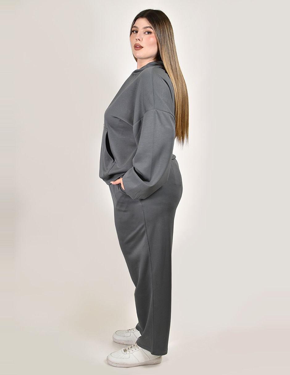 Conjunto deportivo regular con elástico para mujer 5