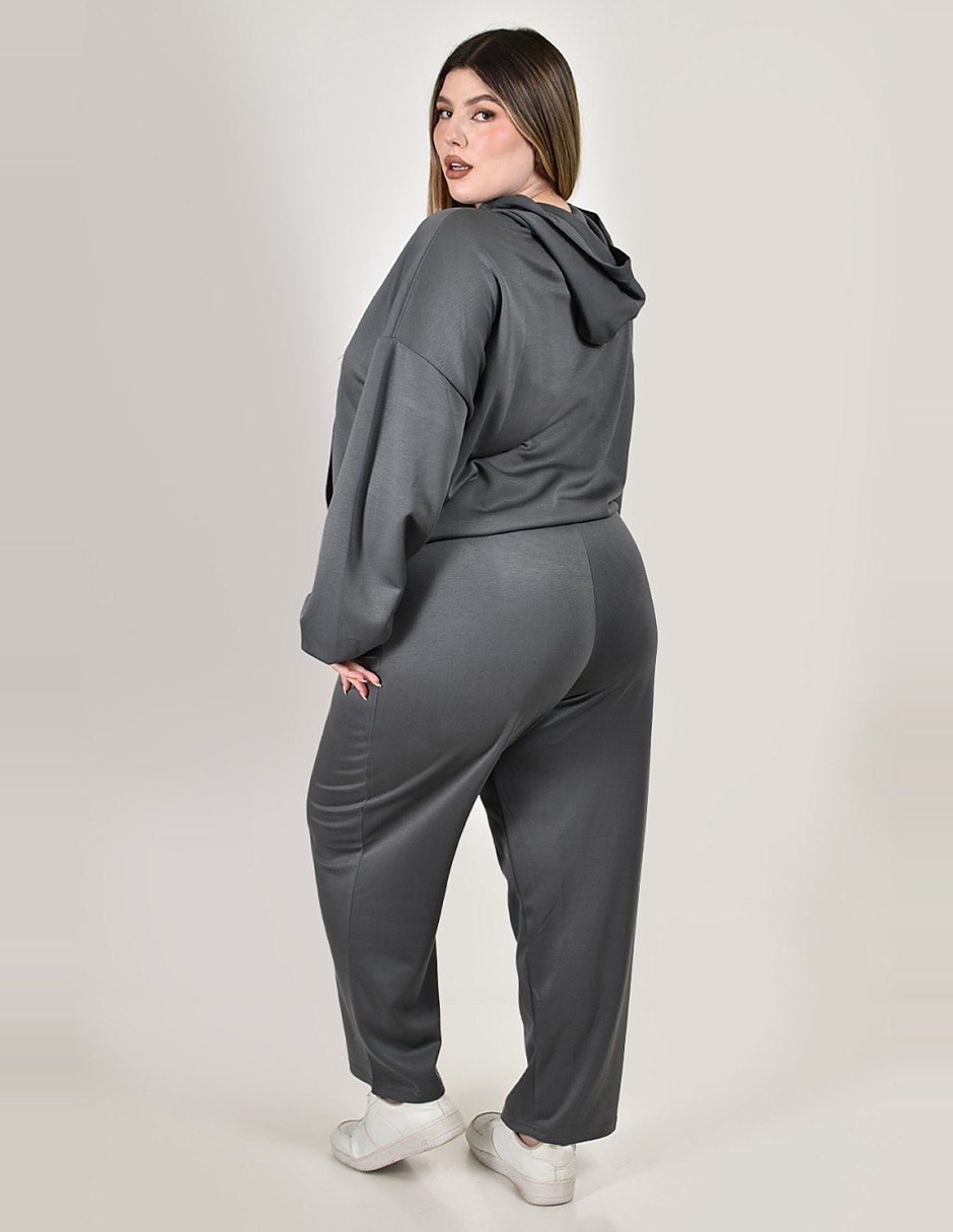 Conjunto deportivo regular con elástico para mujer 4