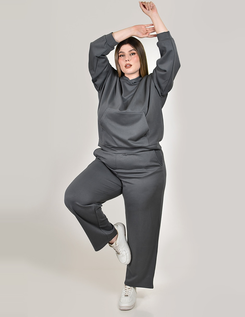Conjunto deportivo regular con elástico para mujer 6