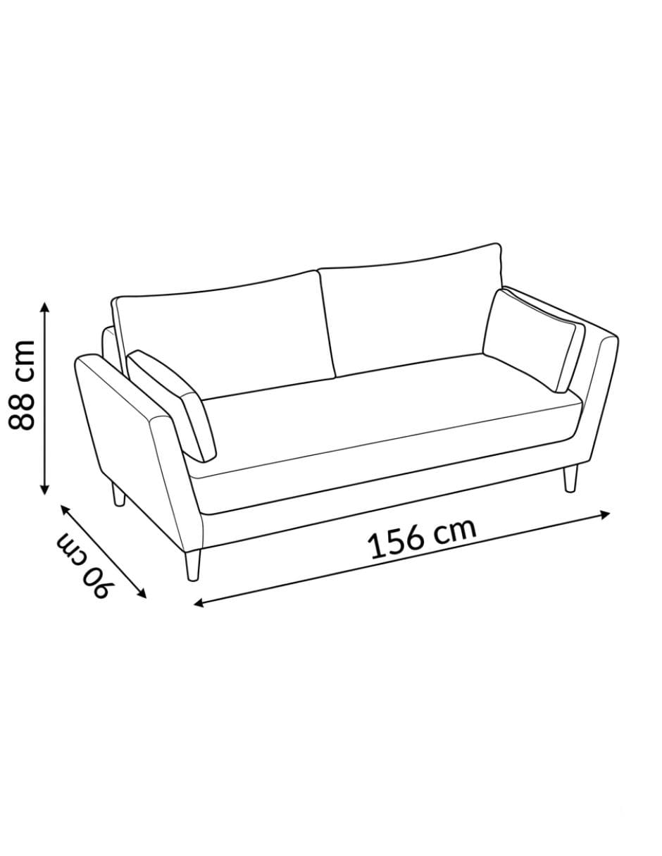 Love seat SOFÁ ARIA LOVE SEAT 2 PLAZAS de Madera pino 12