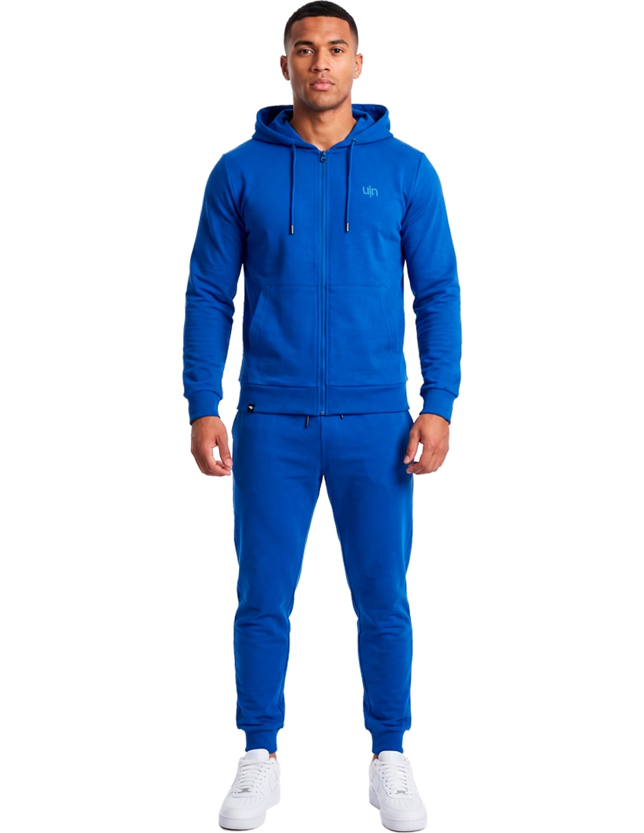 Conjunto deportivo regular con elástico para hombre