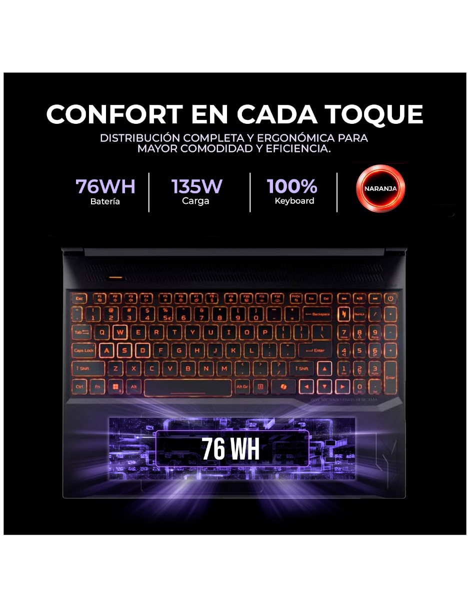 Laptop gamer NH.U25AA.001 16 pulgadas WUXGA AMD Ryzen AI 9 NVIDIA GeForce RTX 5060 16 GB RAM 1 TB SSD 2