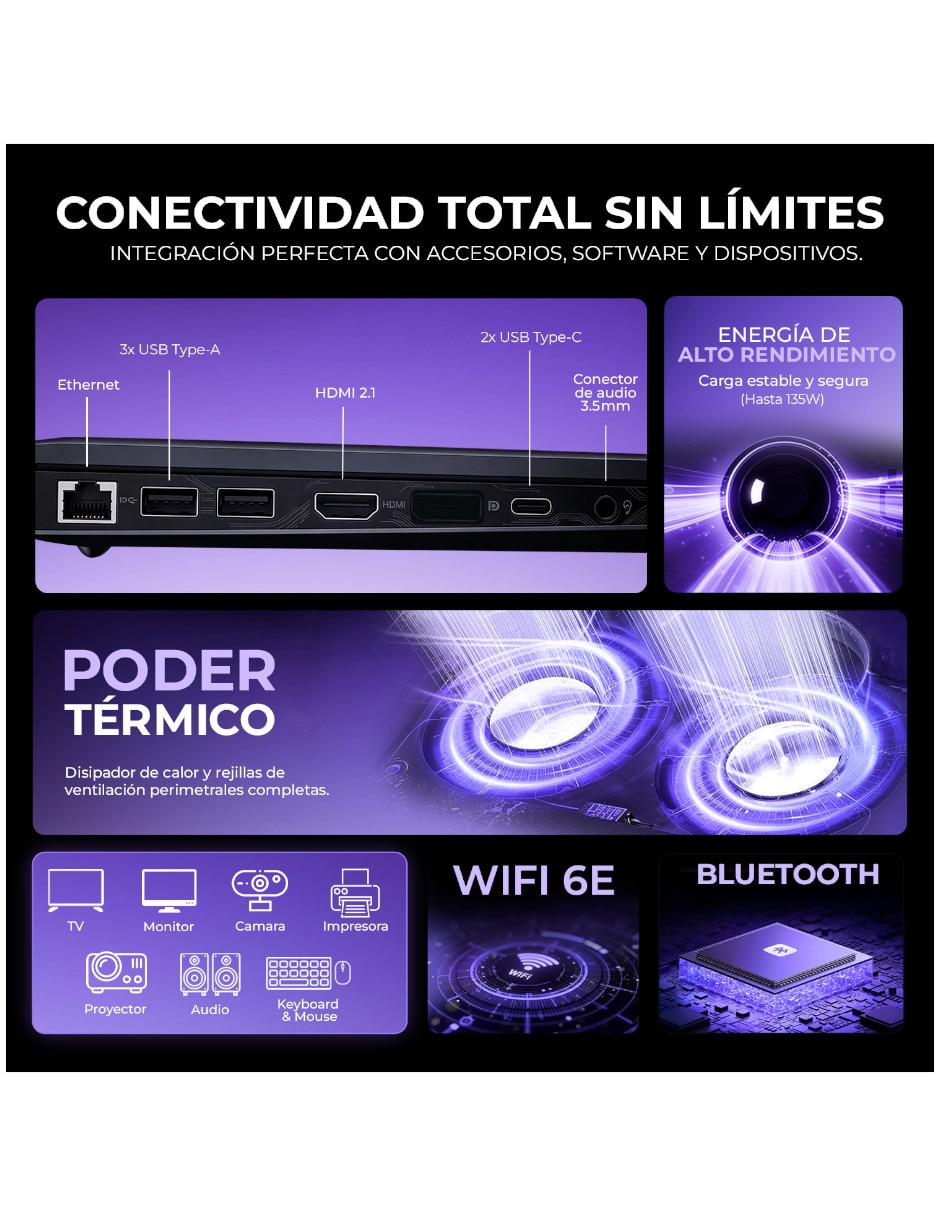 Laptop gamer NH.U25AA.001 16 pulgadas WUXGA AMD Ryzen AI 9 NVIDIA GeForce RTX 5060 16 GB RAM 1 TB SSD 6
