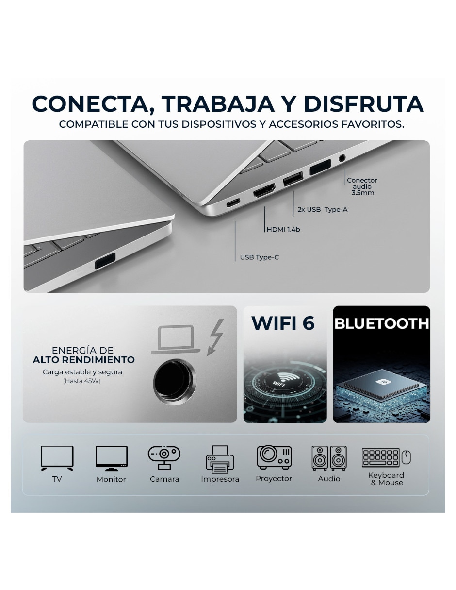 Laptop touch D4JK5UA#ABA 15.6 pulgadas Full HD Intel core ultra 5 Integradas 8 GB RAM 512 GB 9
