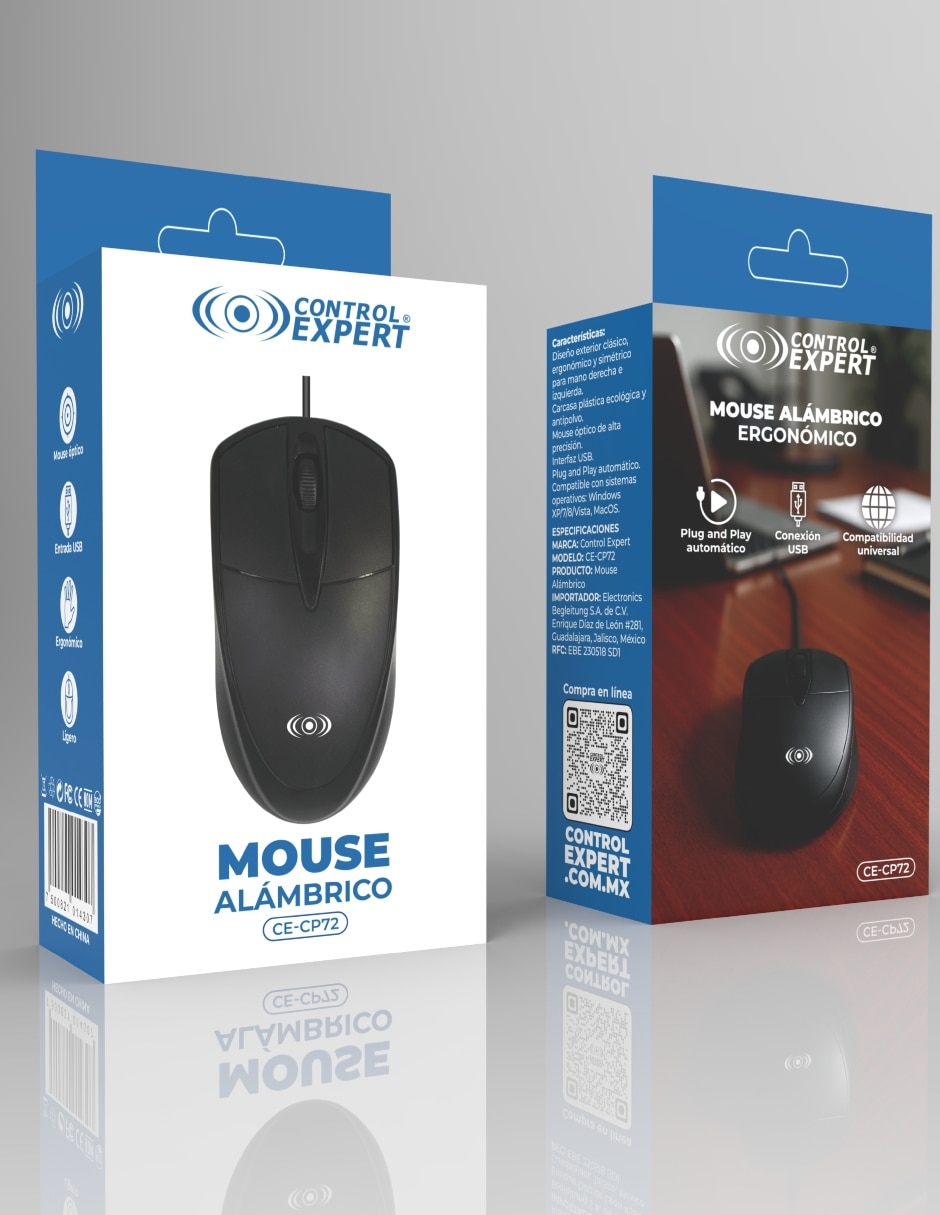 Mouse alámbrico CE-CP72 3