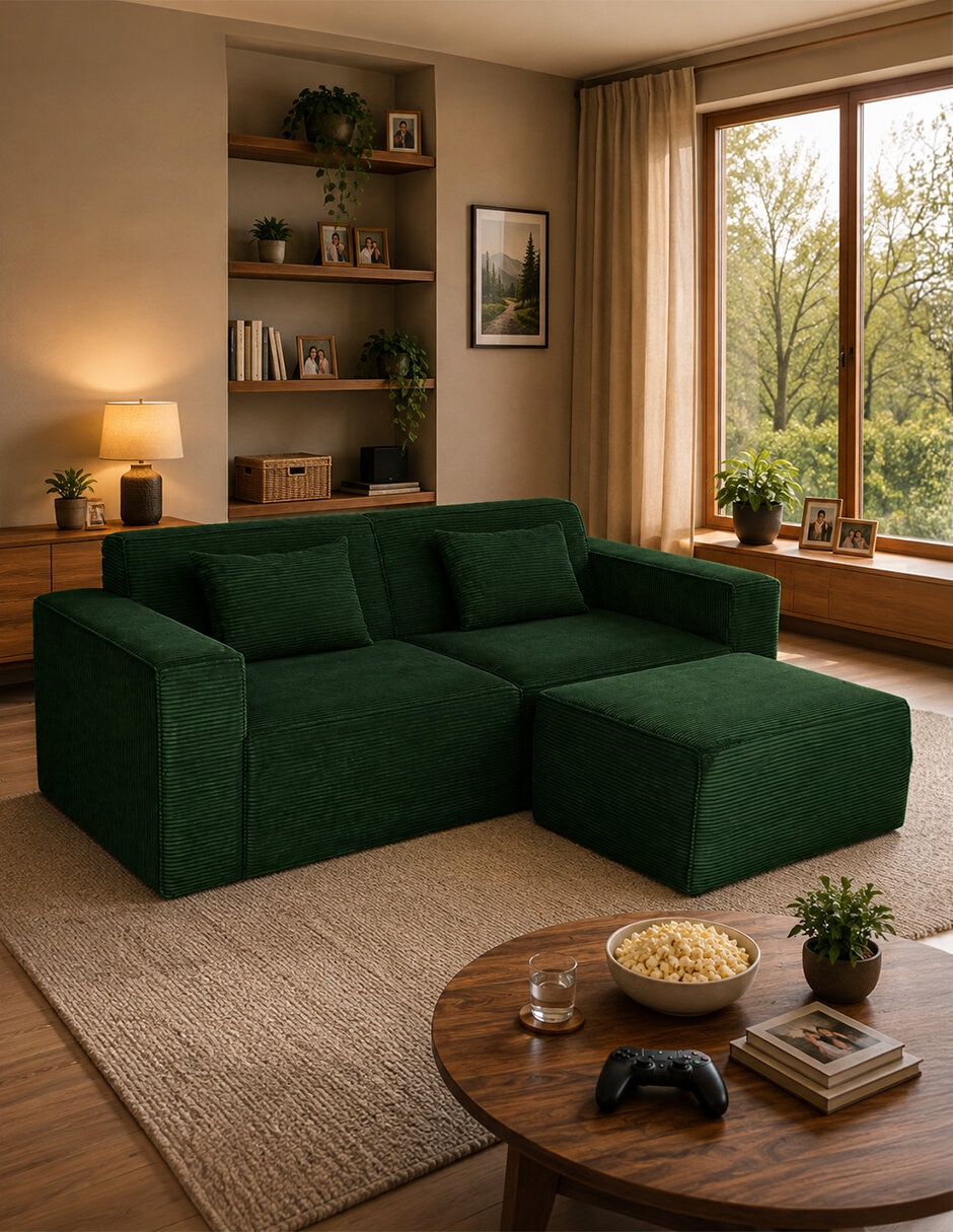 Sala modular nimbus verde 9
