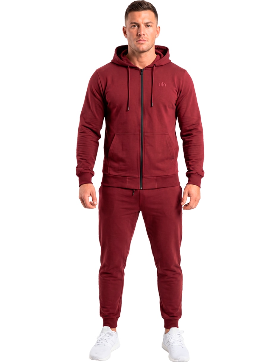 Conjunto deportivo regular con elástico para hombre