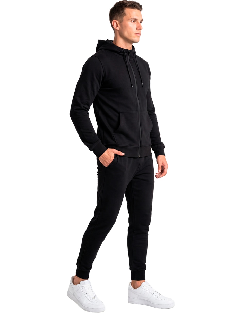 Conjunto deportivo regular con elástico para hombre 4