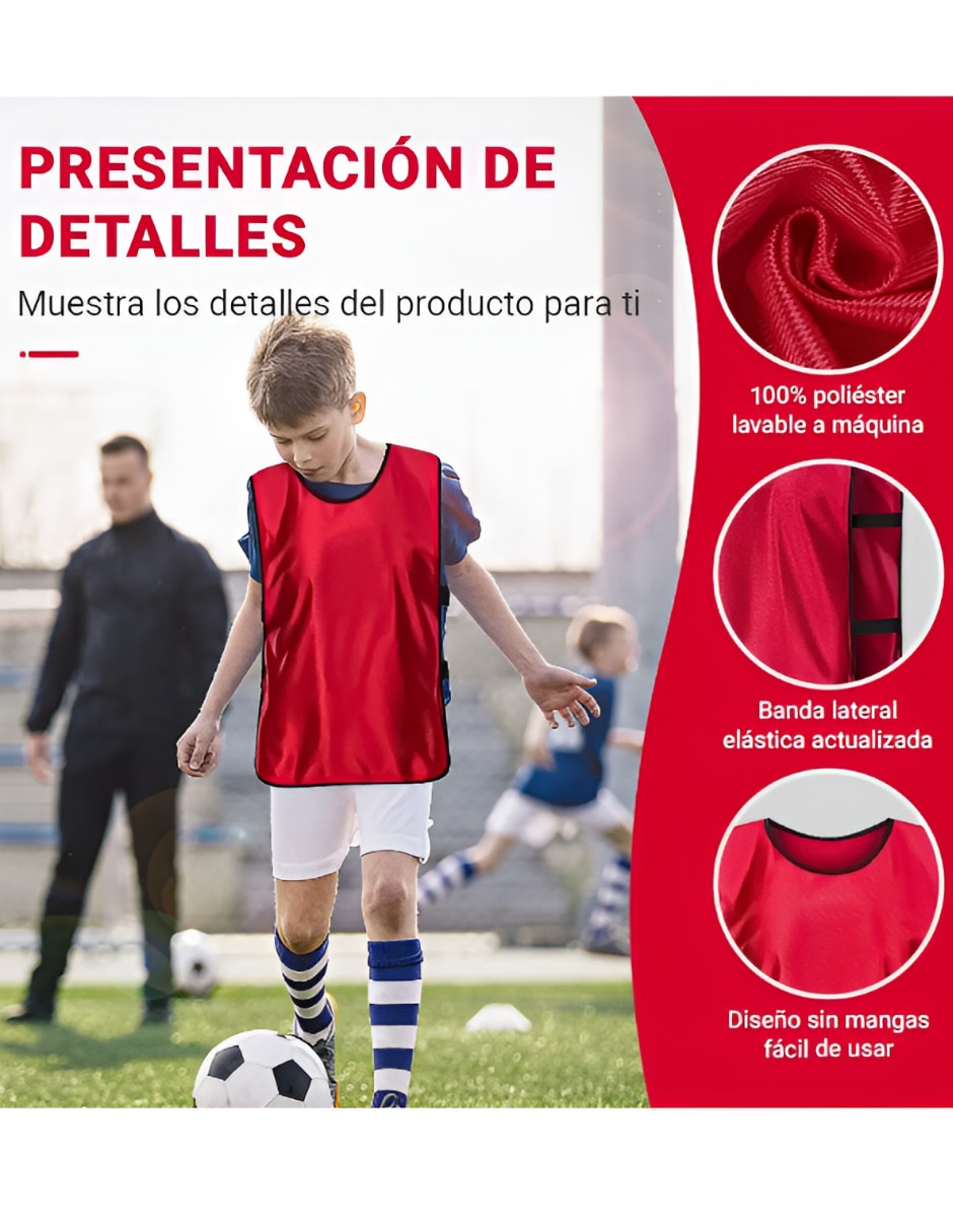 Casaca de fútbol infantil 2
