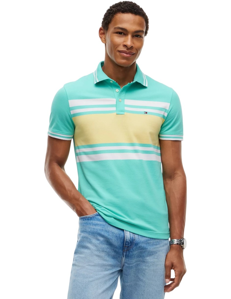 Playera cuello polo para hombre