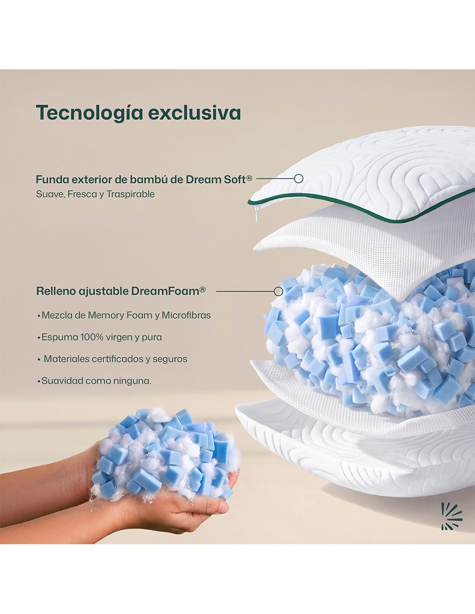 Set de almohada dreamlab firmeza medio 5