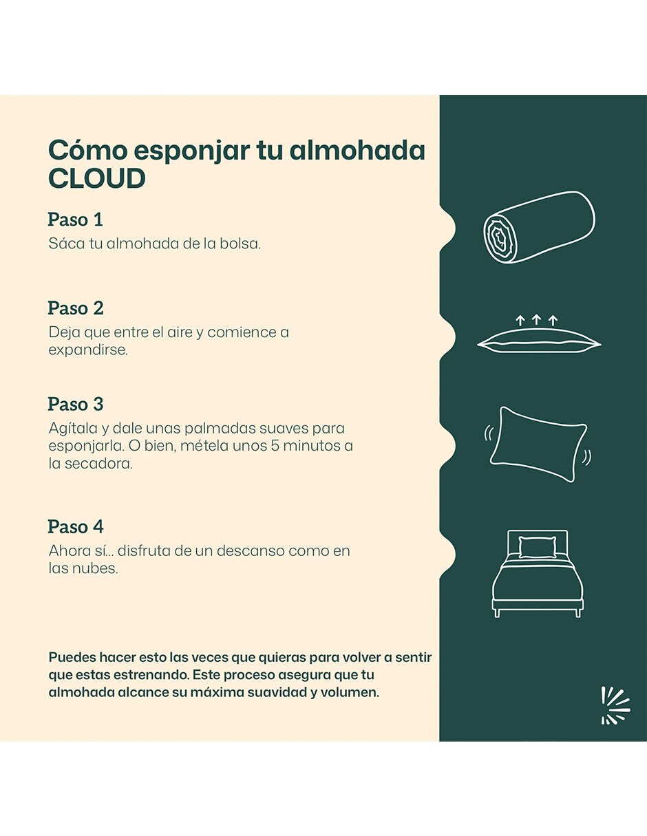 Set de almohada dreamlab firmeza medio 8