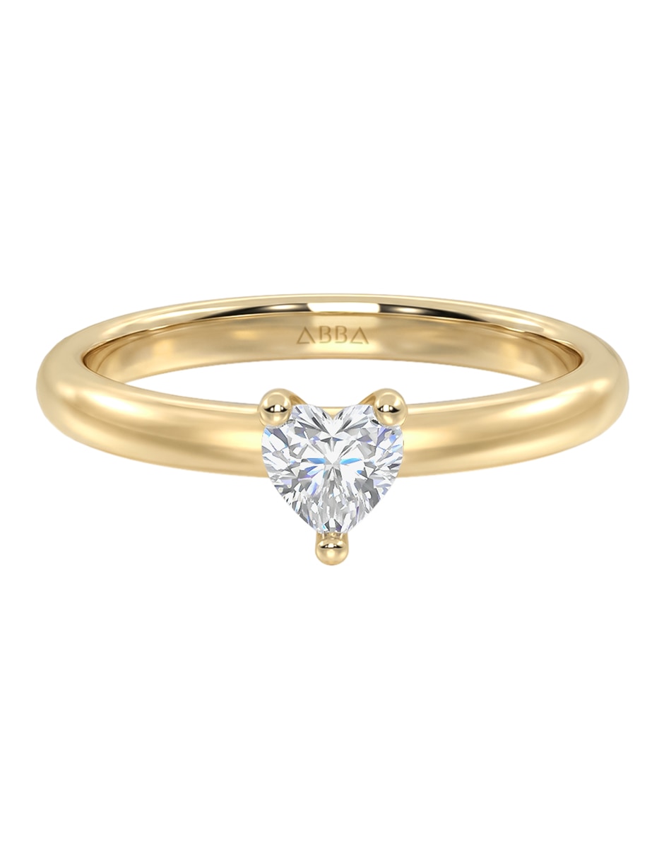 Anillo de compromiso de 14 k zirconia Anillo de compromiso de 14 k zirconia